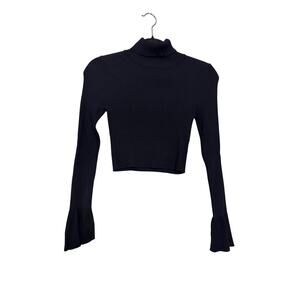 Kittenish Long Sleeve Ribbed Turtle Neck